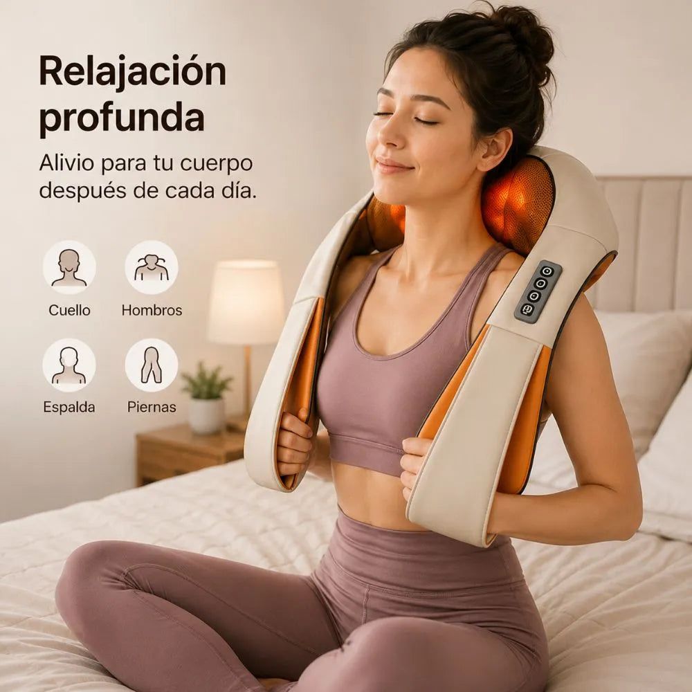 MASAJEADOR CON SOPORTE PARA BRAZOS