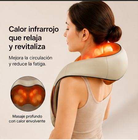 MASAJEADOR CON SOPORTE PARA BRAZOS