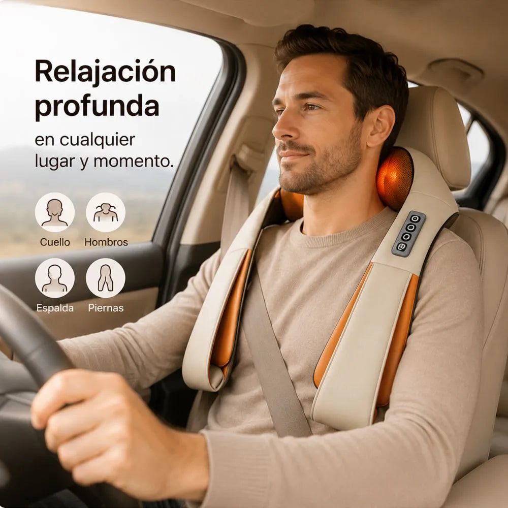 MASAJEADOR CON SOPORTE PARA BRAZOS